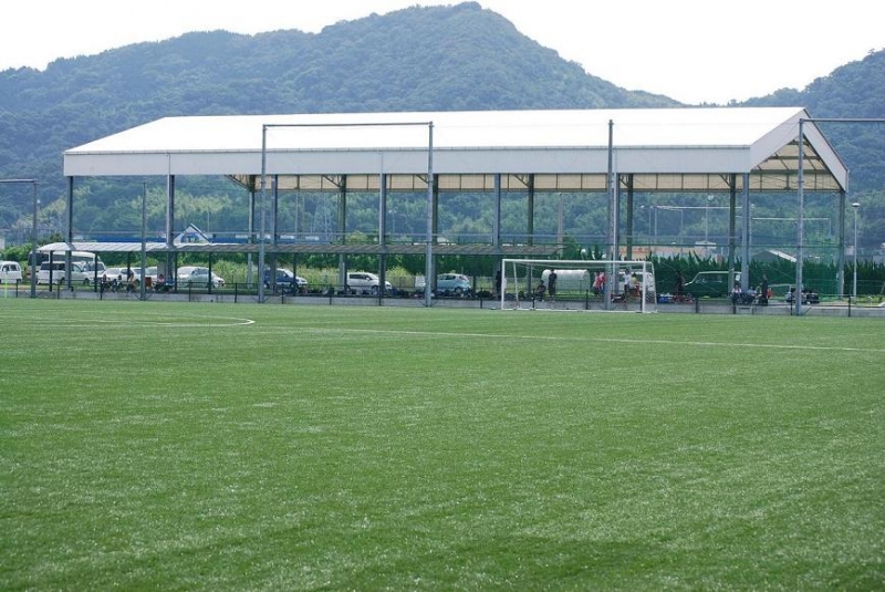 ふれあいスポーツセンターテント側の写真