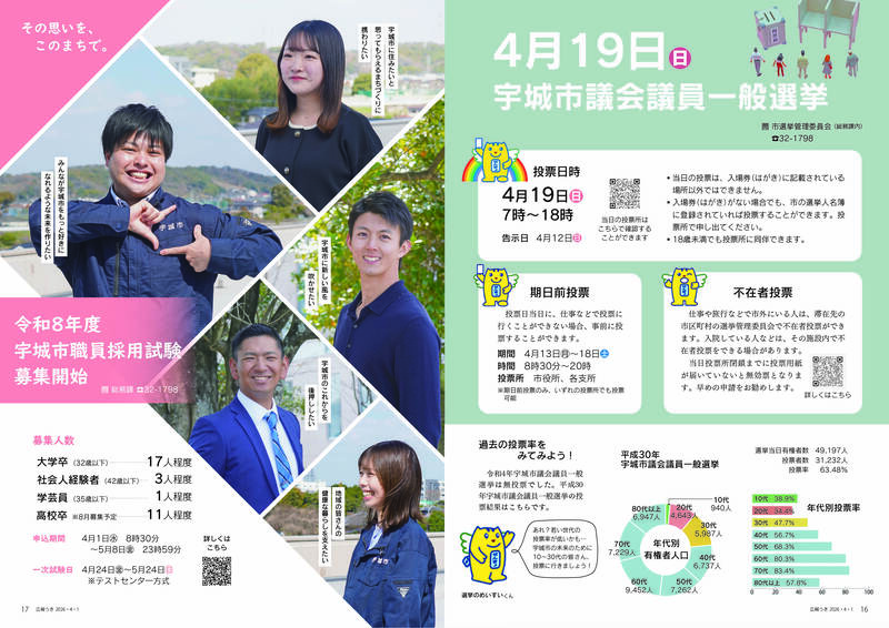 ウキカラ4月号の16から17ページの画像　詳細はPDFをご確認ください。